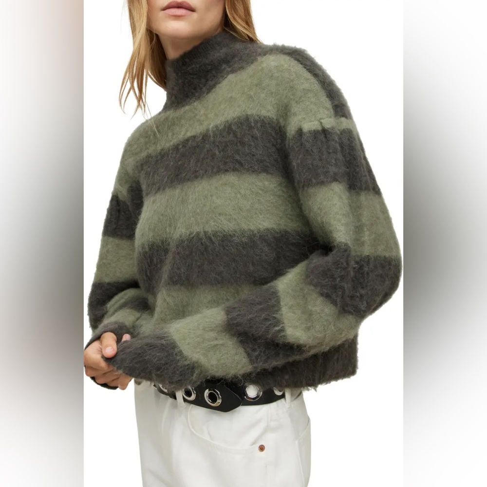 All Saints Vika Striped Sweater - XS never worn!
